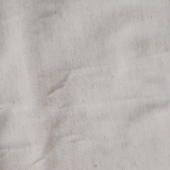 Linen Curtain Panels 50 x 108 Ivory Off White Flax Weave Sheer Drapes Curtains - Picture 13 of 16